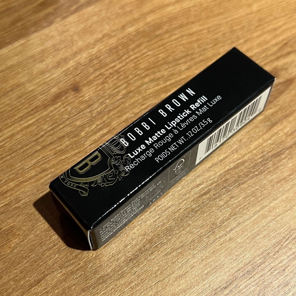 NIB Bobbi Brown Luxe Matte Lipstick Refill Red Carpet 878 3.5g